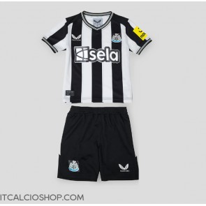 Newcastle United Prima Maglia Bambino 2023-24 Manica Corta (+ Pantaloni corti)